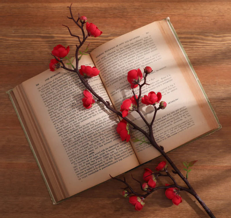 Artificial Plum Blossom Branch for Home Decoration