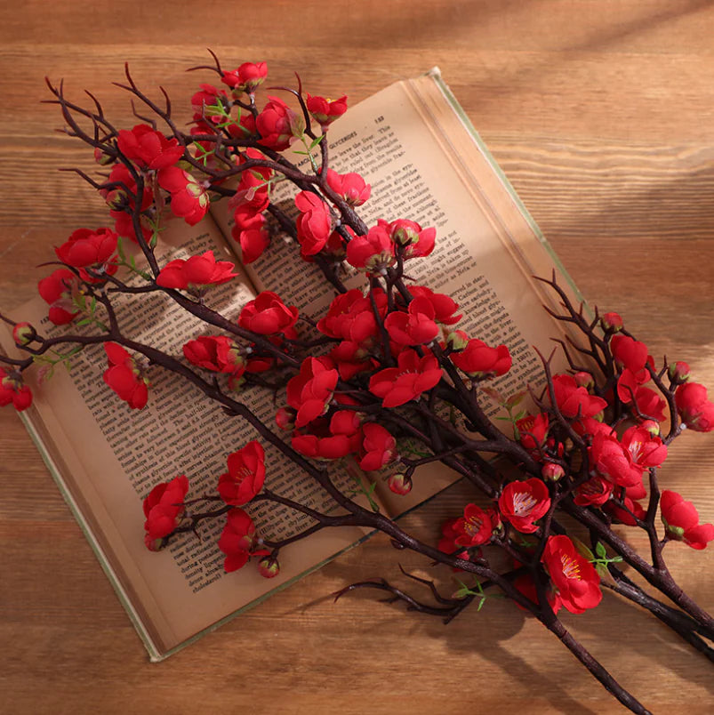 Artificial Plum Blossom Branch for Home Decoration